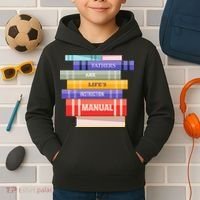 Fathers Are Life's Manual Kids Hoodie thumb 2