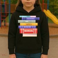 Fathers Are Life's Manual Kids Hoodie thumb 3