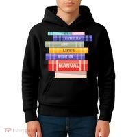 Fathers Are Life's Manual Kids Hoodie thumb 4