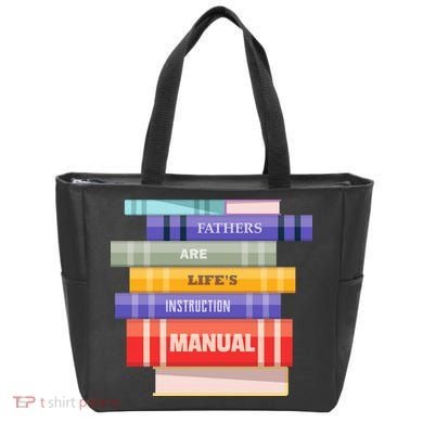 Fathers Are Life's Manual Tote Bag