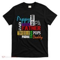 Father's Day Dad Daddy Papa Pops Names T-Shirt thumb 0