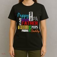 Father's Day Dad Daddy Papa Pops Names T-Shirt thumb 4