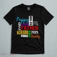Father's Day Dad Daddy Papa Pops Names T-Shirt thumb 5