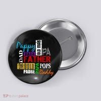 Father's Day Dad Daddy Papa Pops Names Button thumb 0