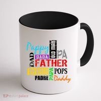 Father's Day Dad Daddy Papa Pops Names Coffee Mug thumb 1