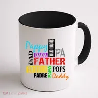 Father's Day Dad Daddy Papa Pops Names Coffee Mug thumb 1