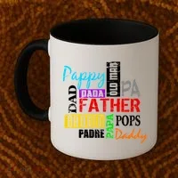 Father's Day Dad Daddy Papa Pops Names Coffee Mug thumb 2