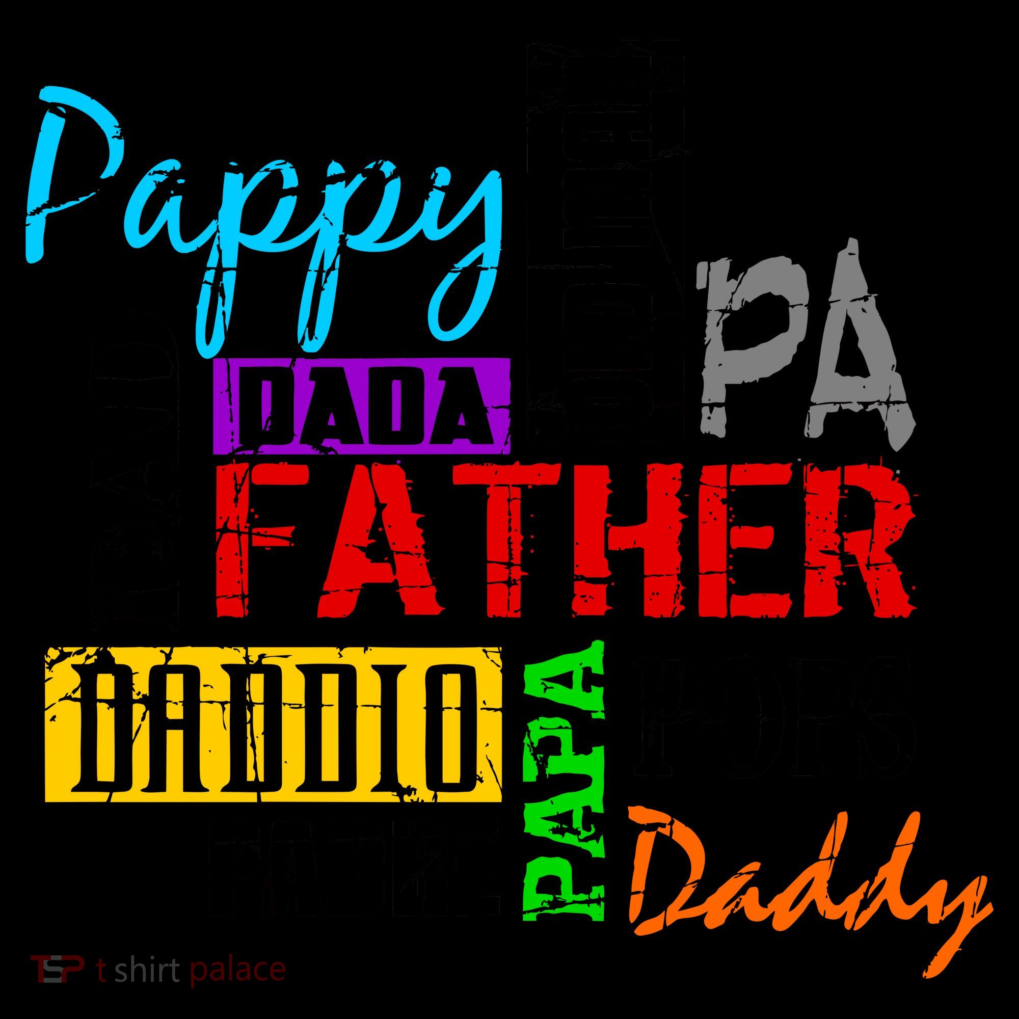 Father's Day Dad Daddy Papa Pops Names Coffee Mug