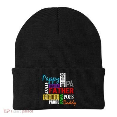 Father's Day Dad Daddy Papa Pops Names Beanie