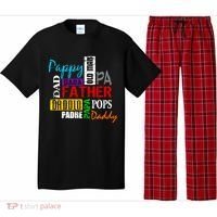 Father's Day Dad Daddy Papa Pops Names Pajama Set thumb 0