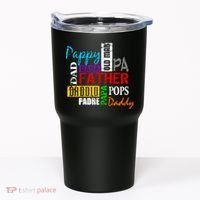 Father's Day Dad Daddy Papa Pops Names Tumbler thumb 0