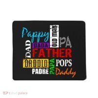 Father's Day Dad Daddy Papa Pops Names Mousepad thumb 0