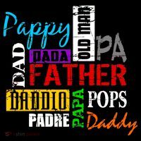 Father's Day Dad Daddy Papa Pops Names Mousepad thumb 1