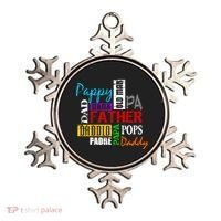 Father's Day Dad Daddy Papa Pops Names Ornament thumb 0