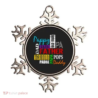 Father's Day Dad Daddy Papa Pops Names Ornament
