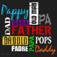 Father's Day Dad Daddy Papa Pops Names Hat thumb 2