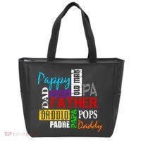 Father's Day Dad Daddy Papa Pops Names Tote Bag thumb 0