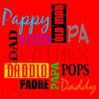 Father's Day Dad Daddy Papa Pops Names Santa Hat thumb 1