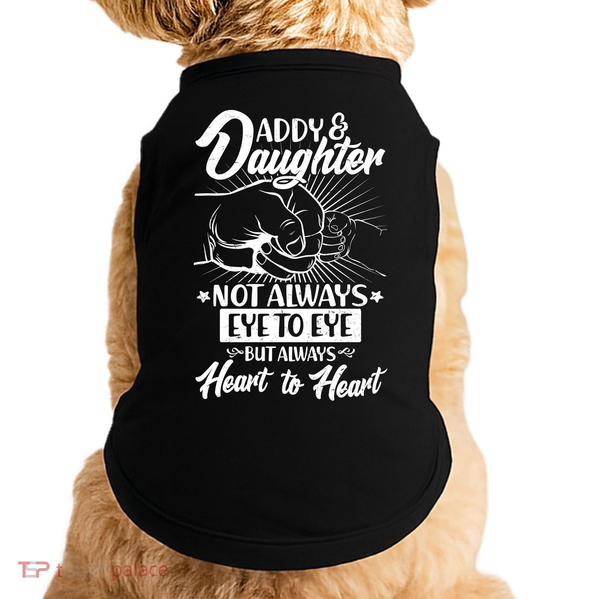 Father's Day Daddy & Daughter Fist Bump Doggie Tank