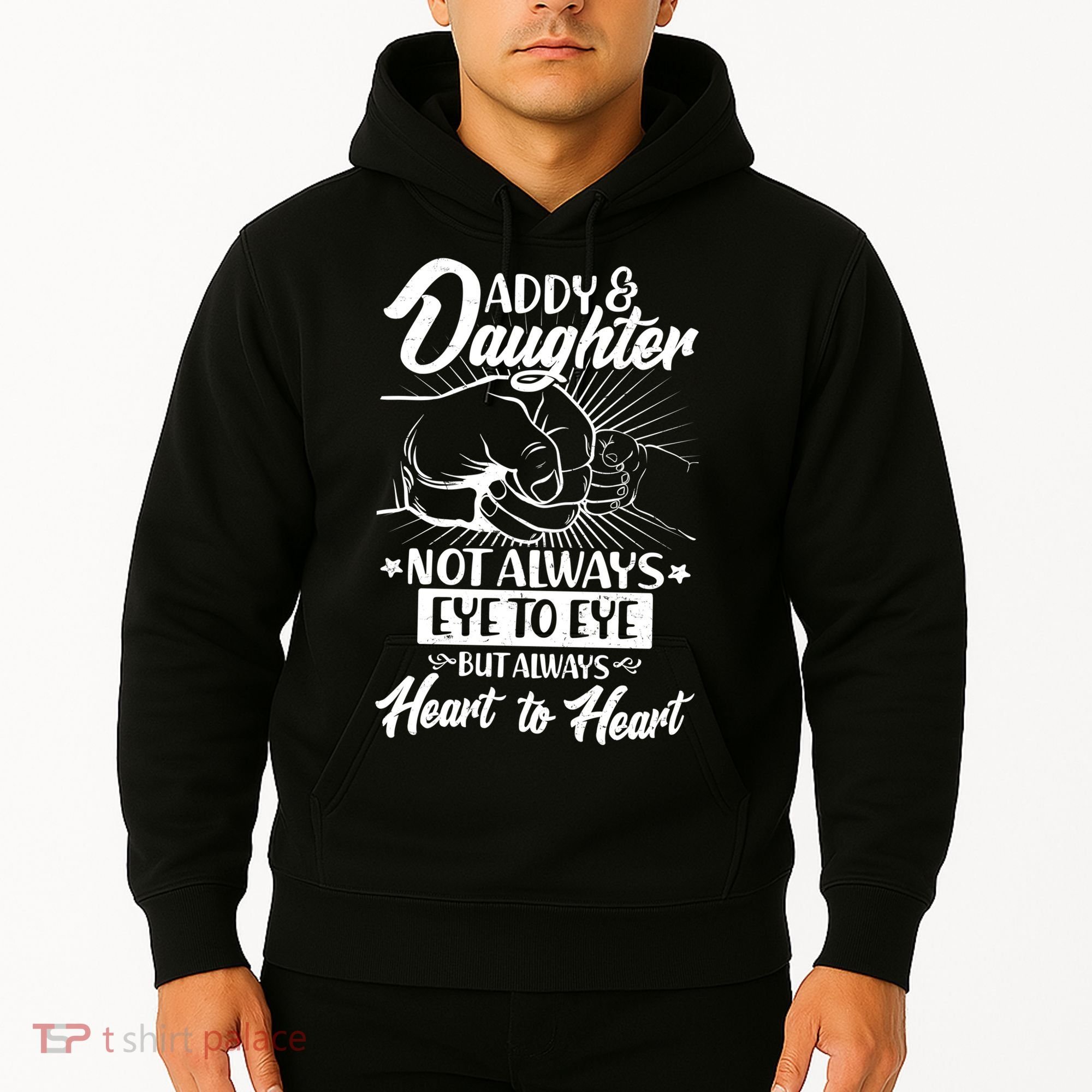 Father's Day Daddy & Daughter Fist Bump Hoodie
