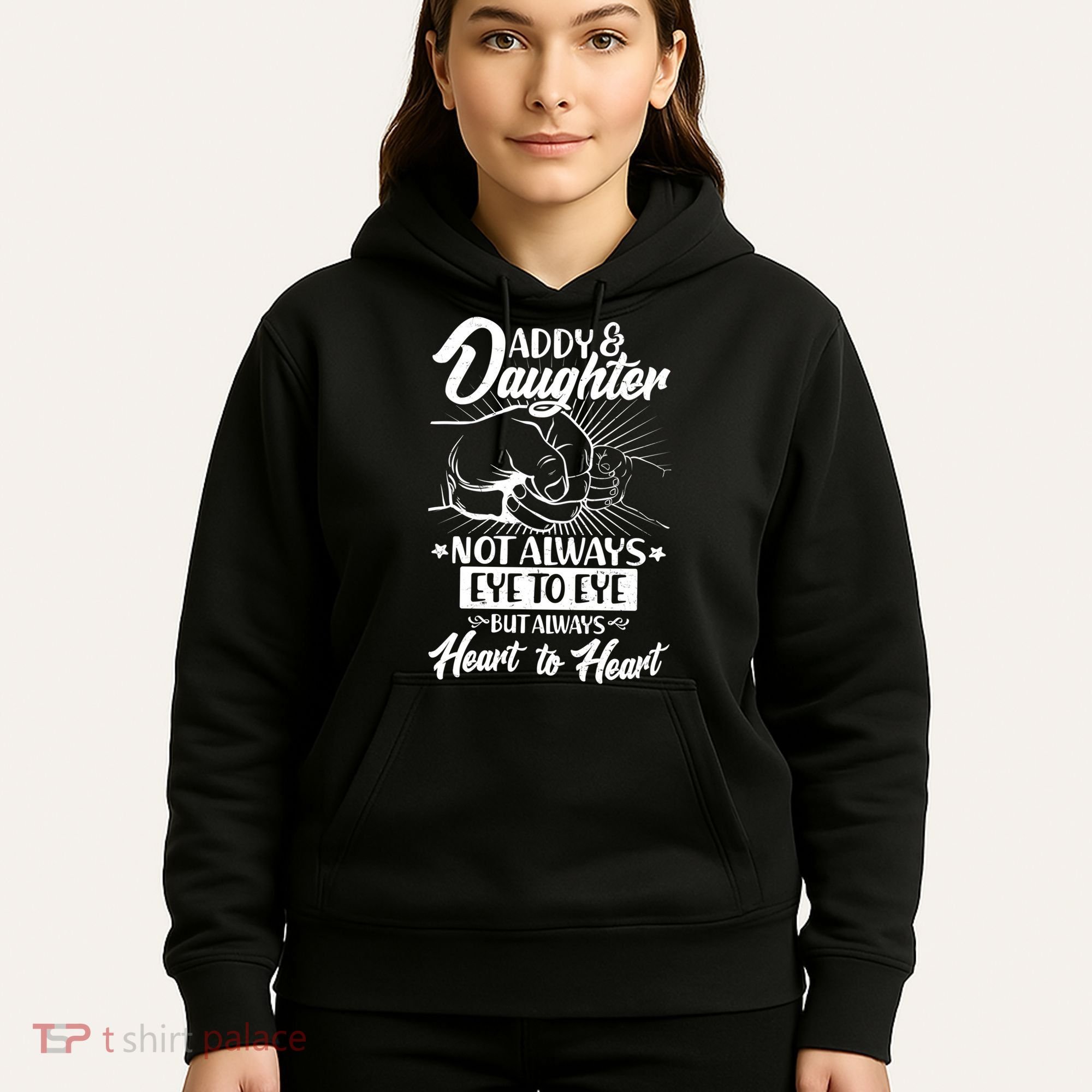 Father's Day Daddy & Daughter Fist Bump Hoodie