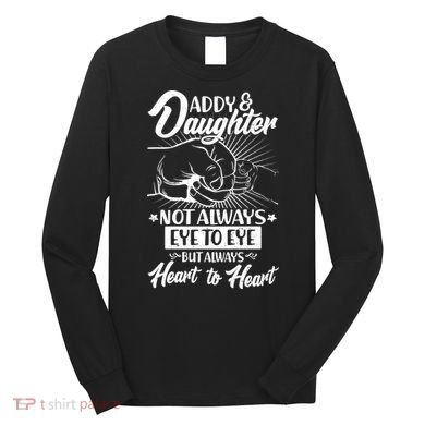 Father's Day Daddy & Daughter Fist Bump Long Sleeve Shirt