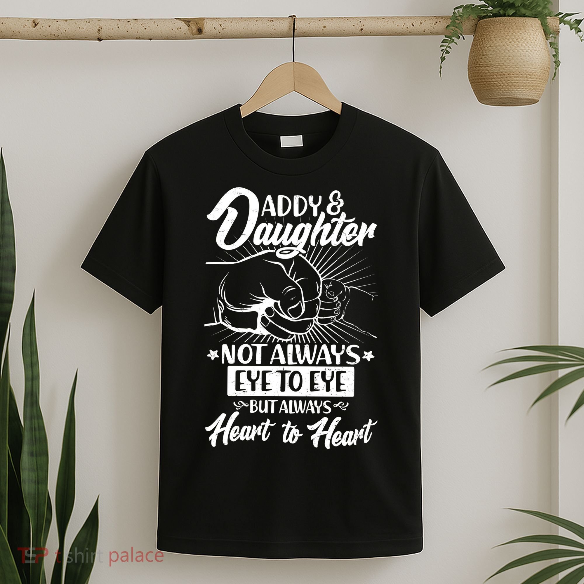 Father's Day Daddy & Daughter Fist Bump T-Shirt