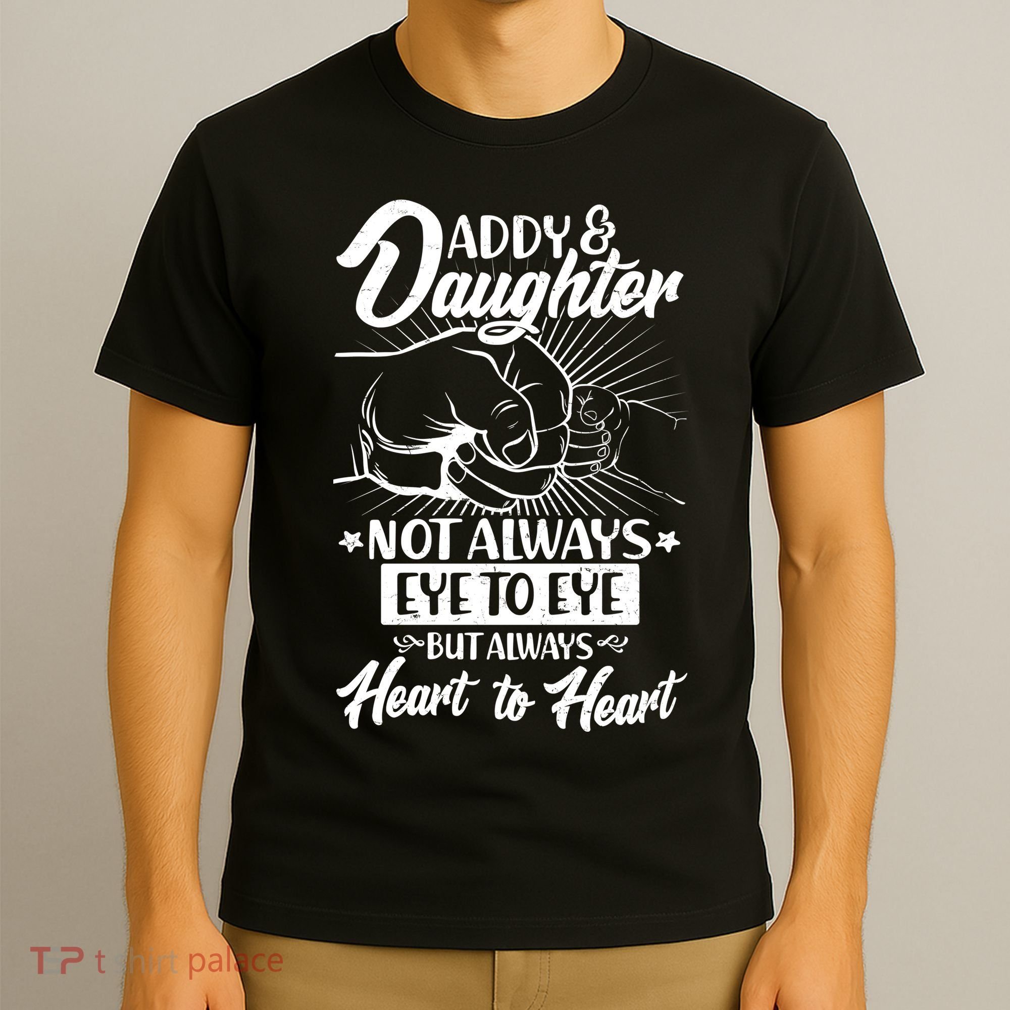 Father's Day Daddy & Daughter Fist Bump T-Shirt