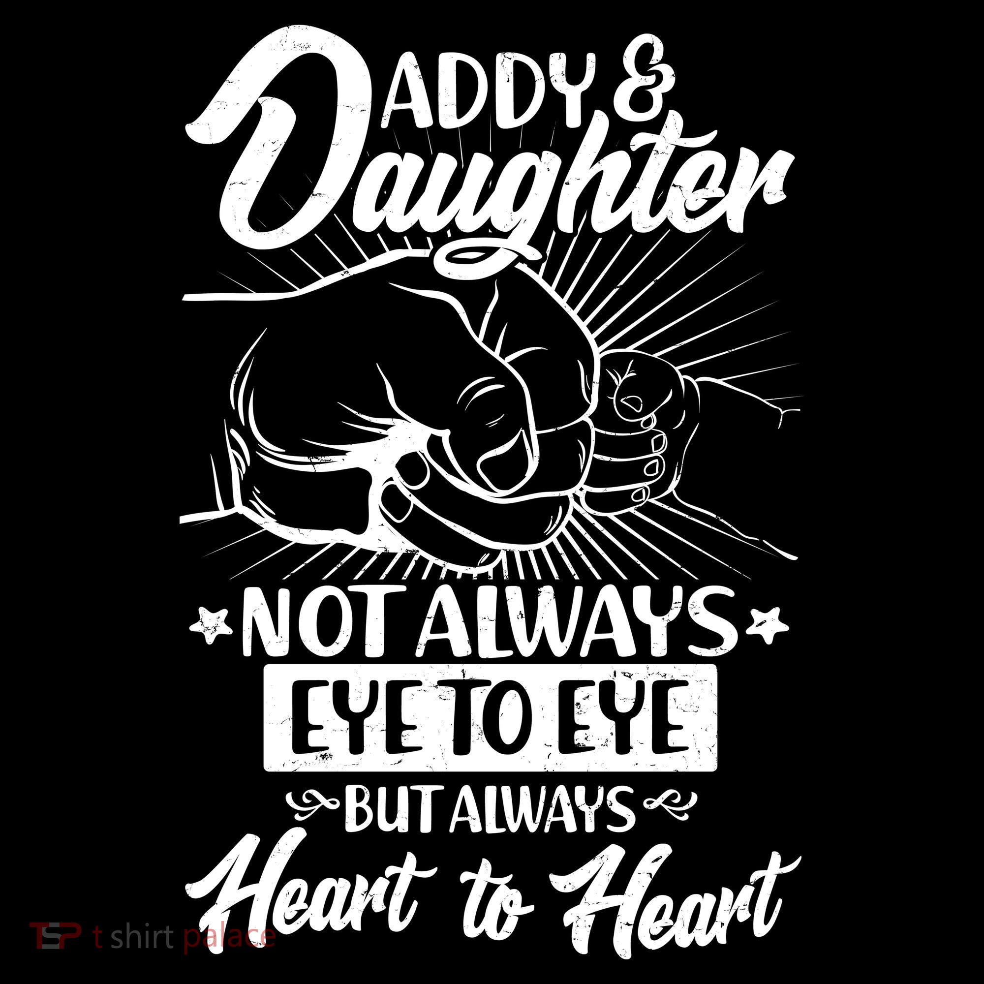 Father's Day Daddy & Daughter Fist Bump T-Shirt
