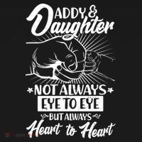 Father's Day Daddy & Daughter Fist Bump Button thumb 1