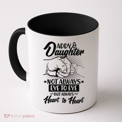 Father's Day Daddy & Daughter Fist Bump Coffee Mug