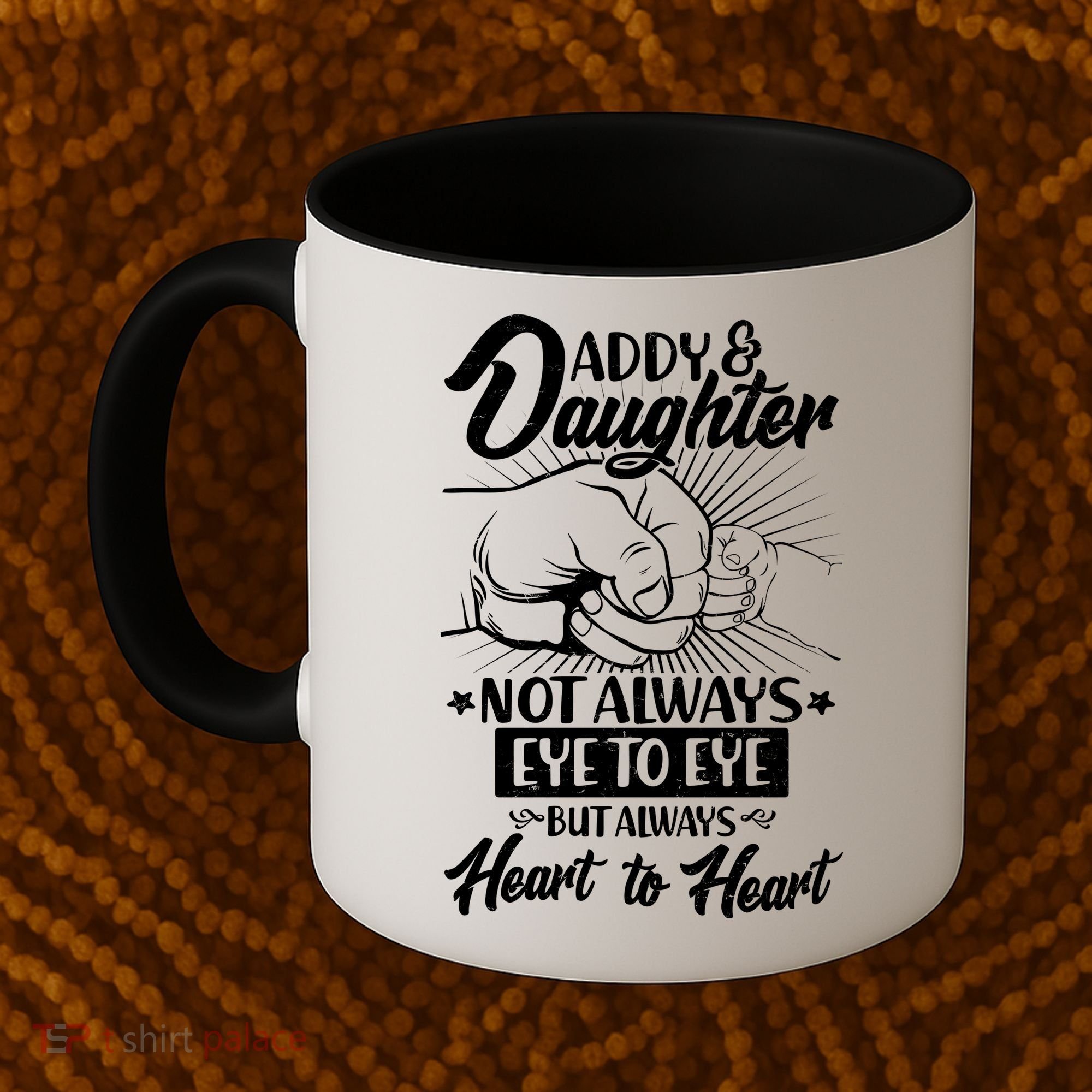 Father's Day Daddy & Daughter Fist Bump Coffee Mug