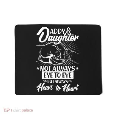 Father's Day Daddy & Daughter Fist Bump Mousepad