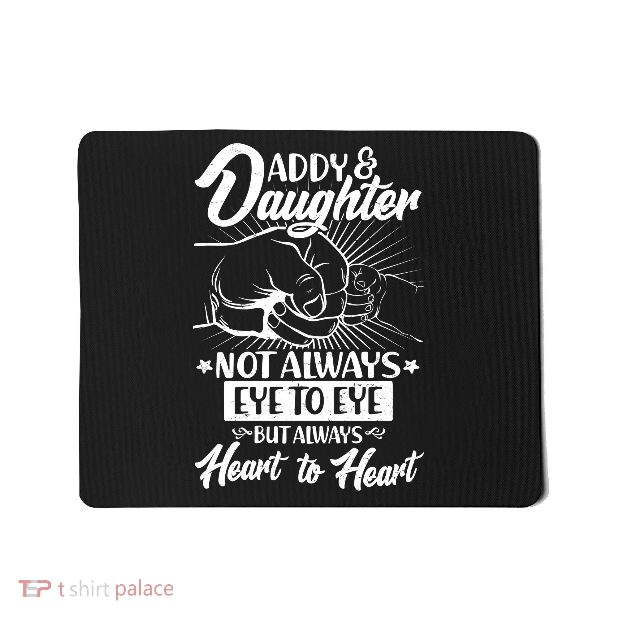 Father's Day Daddy & Daughter Fist Bump Mousepad
