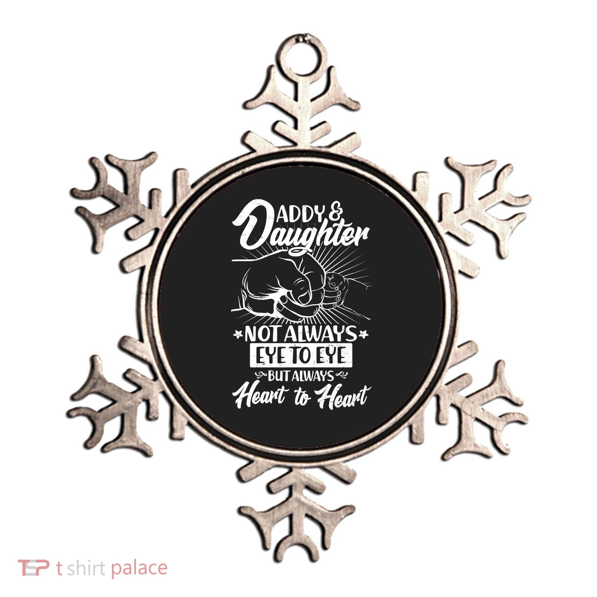 Father's Day Daddy & Daughter Fist Bump Ornament