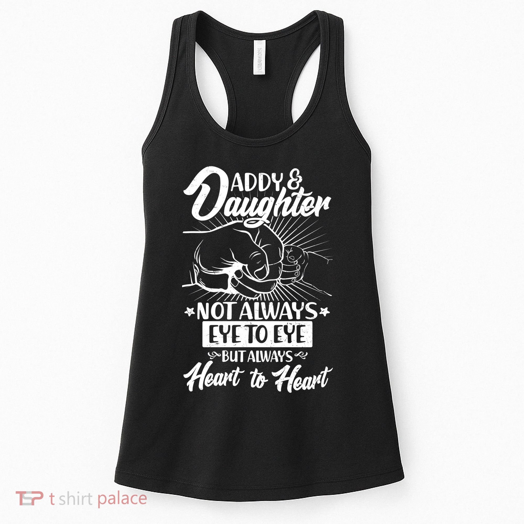 Father's Day Daddy & Daughter Fist Bump Women's Tank Top