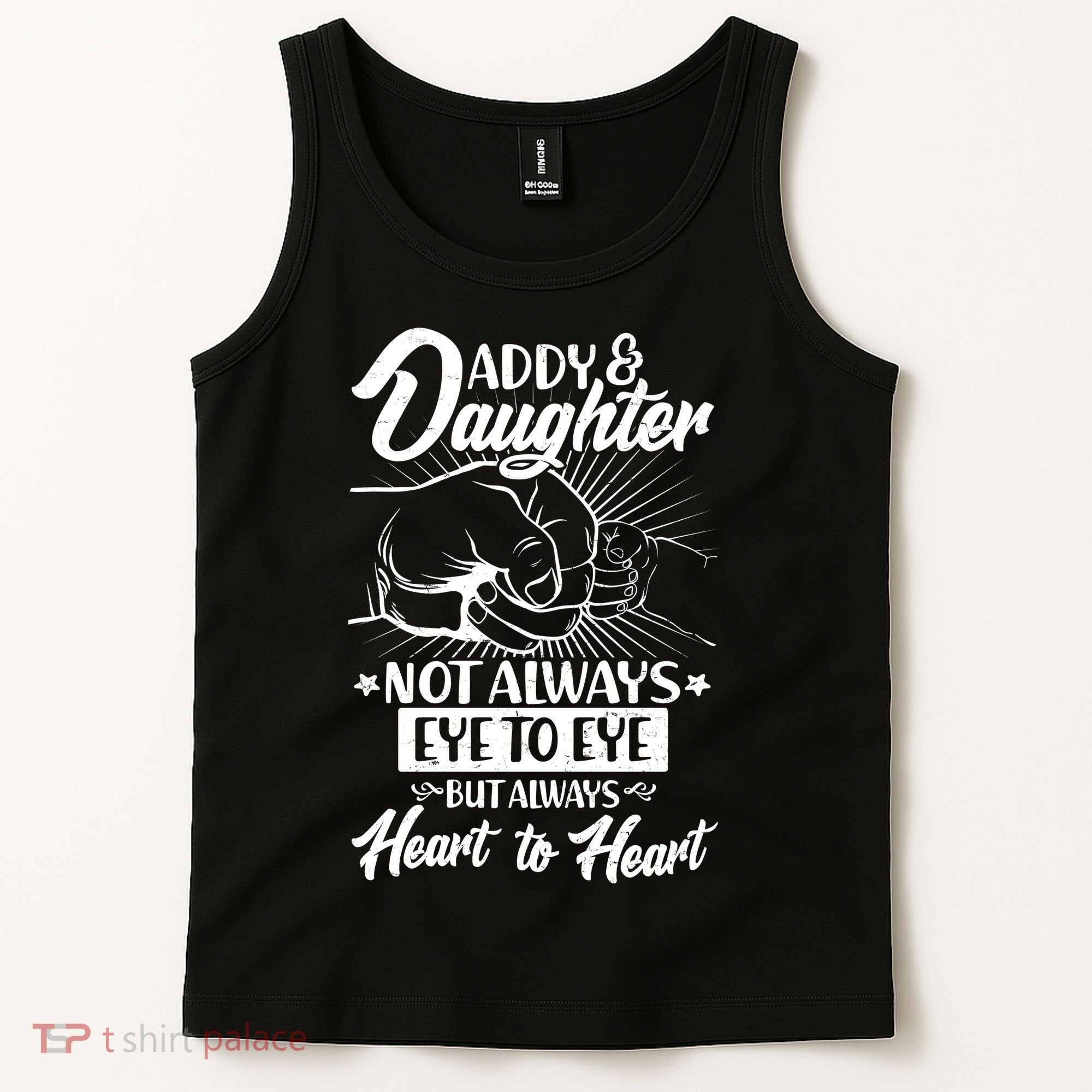 Father's Day Daddy & Daughter Fist Bump Tank Top