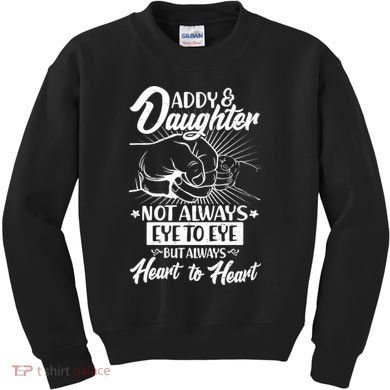 Father's Day Daddy & Daughter Fist Bump Kids Sweatshirt