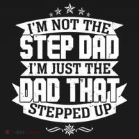 Father's Day I'm Just the Dad That Stepped Up  Ornament thumb 1