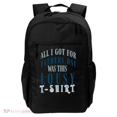 Fathers Day Lousy Backpack
