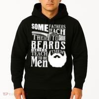 Fathers Teach Sons To Be Men Hoodie thumb 2