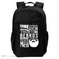 Fathers Teach Sons To Be Men Backpack thumb 0
