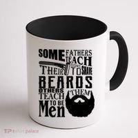 Fathers Teach Sons To Be Men Coffee Mug thumb 1