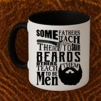 Fathers Teach Sons To Be Men Coffee Mug thumb 2