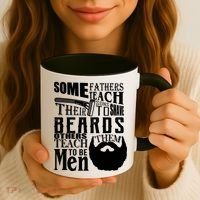 Fathers Teach Sons To Be Men Coffee Mug thumb 3