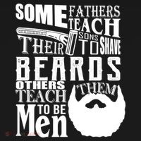 Fathers Teach Sons To Be Men Baby Bodysuit thumb 2