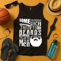 Fathers Teach Sons To Be Men Tank Top thumb 4