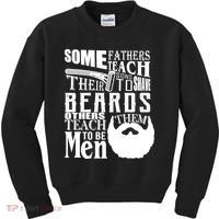 Fathers Teach Sons To Be Men Kids Sweatshirt thumb 0