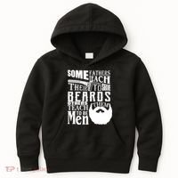 Fathers Teach Sons To Be Men Kids Hoodie thumb 0