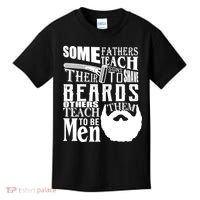 Fathers Teach Sons To Be Men Kids T-Shirt thumb 0